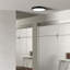 Plafonnier encastré à 1 lumière DEL Leitner - Conception minimaliste moderne, éclairage sans clignotement, profil bas, parfait pour les appartements, les lofts et les petits espaces-94196480-78574860