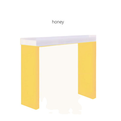Lucite 38'' Console Table