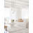 6" Alabaster Mini Pendant Light Satin Brass Modern Ceiling Pendant-993204230-993204231