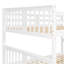 Lit superposé double au-dessus de double avec lit gigogne simple et échelle-2142767470