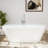 67" X 30" Freestanding Soaking Acrylic Bathtub