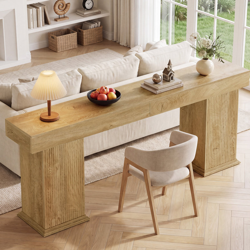 Console cannelée de 78,7 pouces