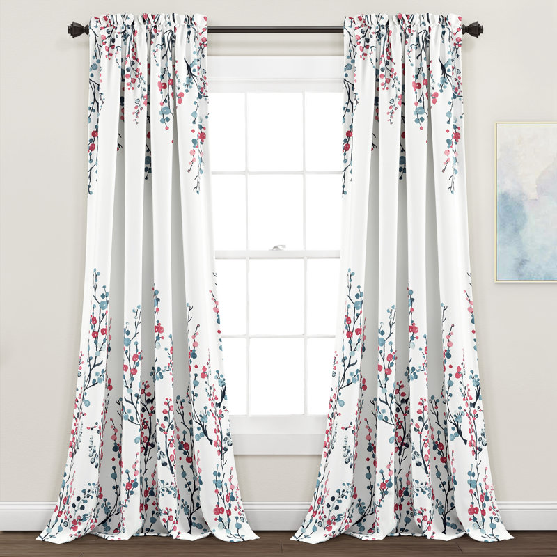 Room Darkening Curtain Pair, 52" W x 84" L