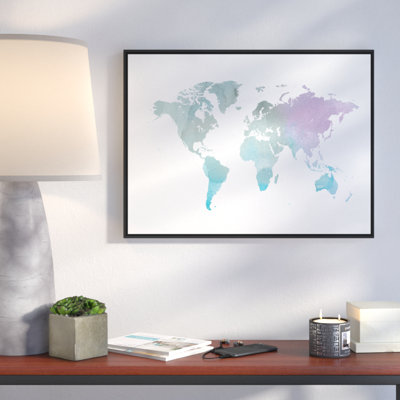 World Map - Print on Canvas