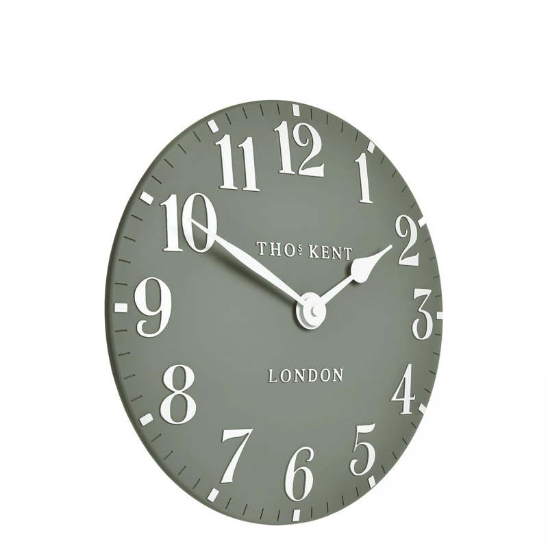 Arabic Wall Clock, 30cm H x 30cm W x 5cm D, Seagrass