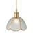 1-Copper transparent glass dimmable pendant light