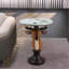Table d'appoint avec tête de cerf et table d'appoint