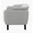Light Gray Boucle Chair