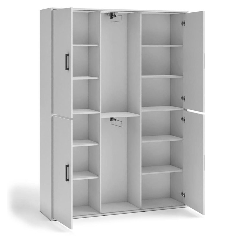 Daneil 3 Door Sliding Wardrobe, Grey