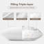 Pillow Inserts Pack Of  Feather Premium Throw Pillows With Cotton Fabric For Bed Couch Living Room Sofa