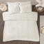 Édredon simple / simple TG - ensemble de literie douillette 100% coton chenille toutes saisons 2 pièces Global and Fluffy-120478932-120478929