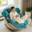 Chaise berçante confortable et élégante-107143955