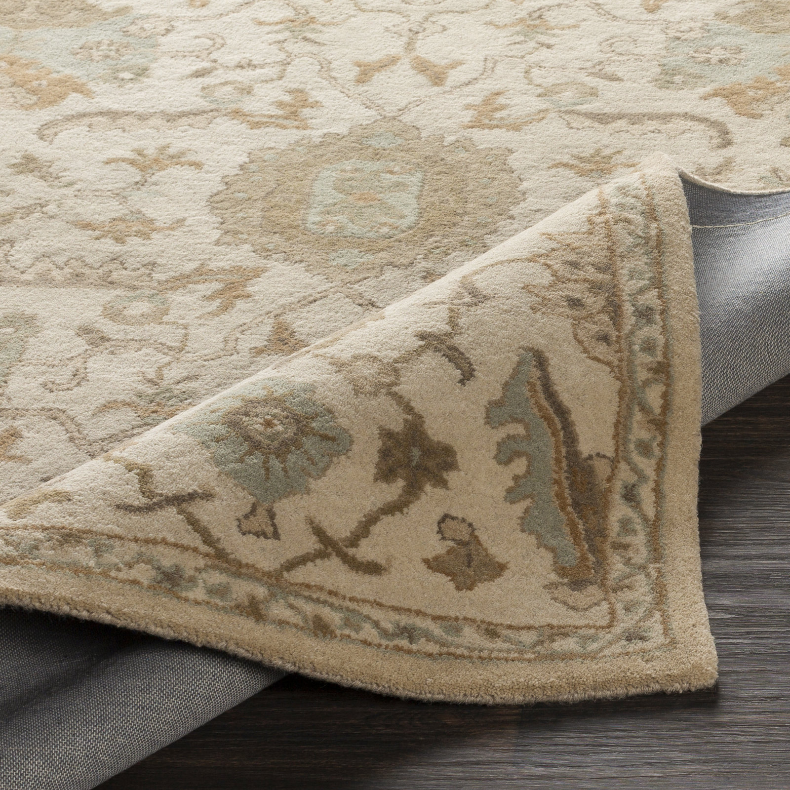 Arden Multi Hand-Tufted Wool Floral Rug, Runner 3' x 12'