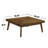 Square Coffee Table, Walnut Brown