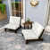 Polett 2-Piece Outdoor Seating Set with Cushions for Patio or Garden