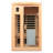 KISRAIS 2 - Person Bluetooth Compatible FAR Infrared Sauna in Hemlock