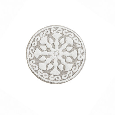 Medallion Cotton Tufted Bath Rug