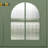 35.6" Bathroom Cabinet, Only Cabinet, Green
