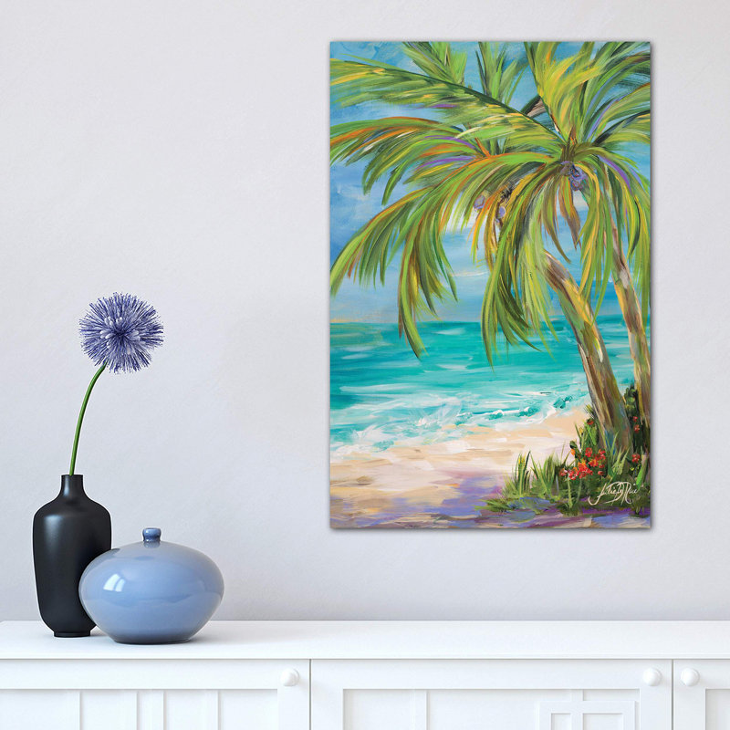 Away From It All I by Julie Derice - Print on Canvas, 152.5 cm H x 101.5 cm W, Brown Floater Framed