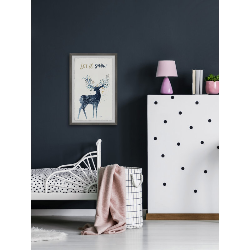 Waiting For Snow - Single Picture Frame Print, 61cm H x 41cm W x 3.81cm D