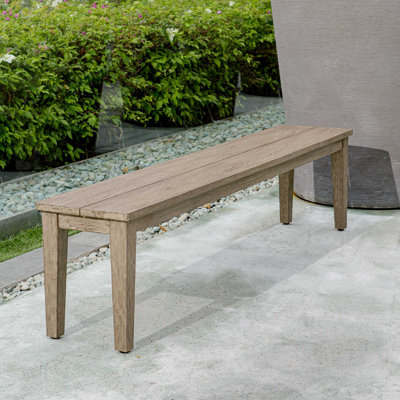 Banc d'extérieur gris foncé Uttermost Forsyth