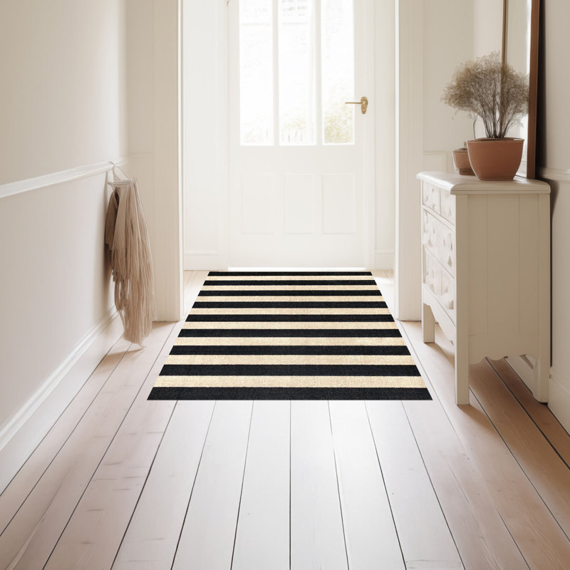 Tapis de sol Farmhouse, l 28 po x L 47 po, Noir