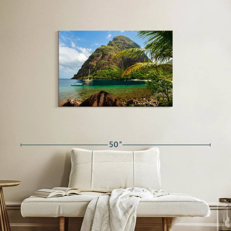 Petit Piton, 24" H x 36" W