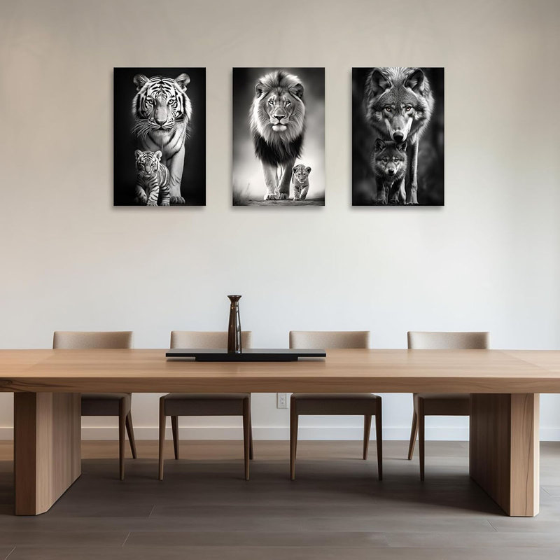 3 Piece Wrapped Canvas Wall Art, 60cm H x 40cm W