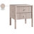 Kivo Solid Wood Nightstand-704341028