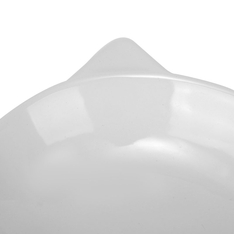 Assiette plate Milo Cat, ensemble de quatre, Blanc