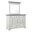 Commode 10 tiroirs avec miroir L gras