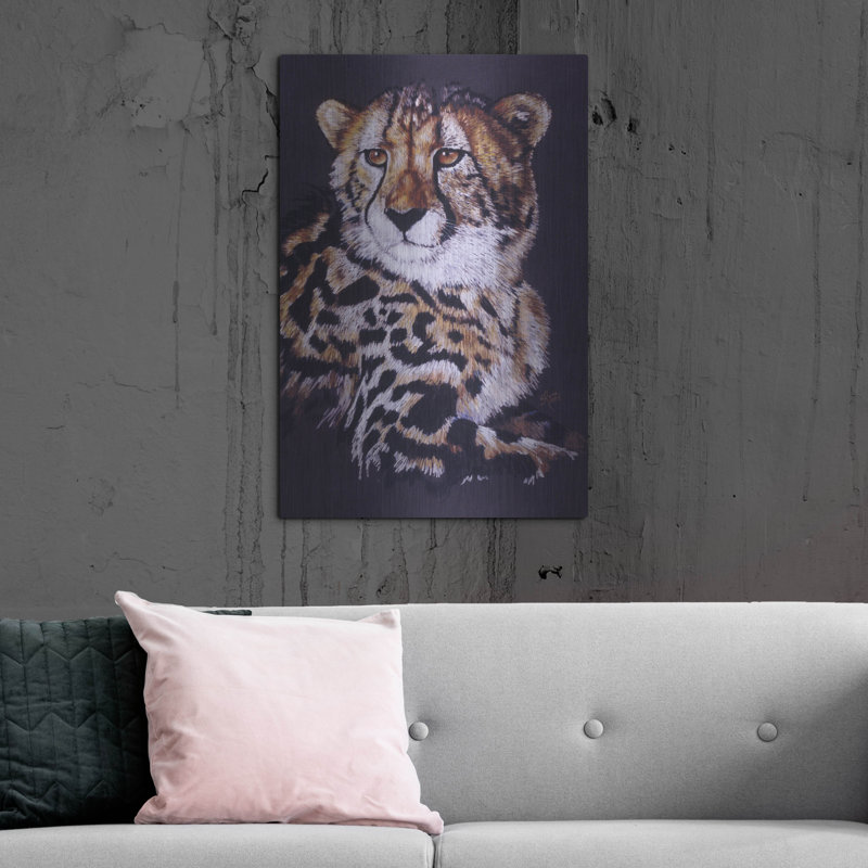 "Distinctive" par Barbara Keith sur métal, H 36 po x l 24 po