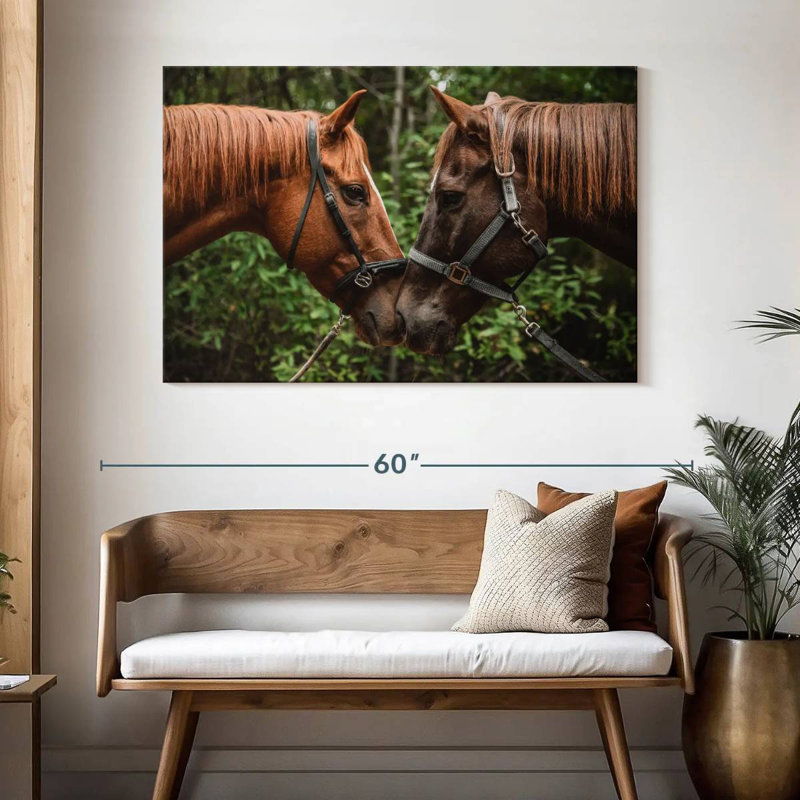 Brampt Horse Smooch, 32" H x 48" W