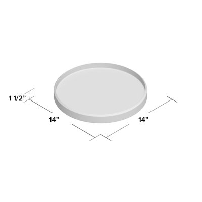 Ebern Designs Haowen Plastic Platter