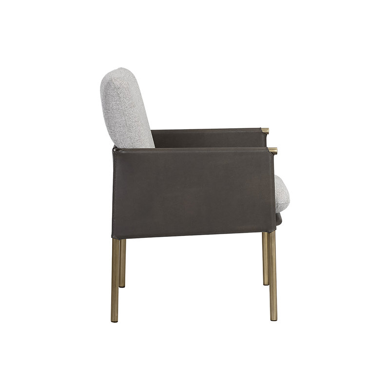Bellevue Armchair, Grey Performance