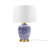 Mystique Blue Ceramic Ginger Jar Table Lamp