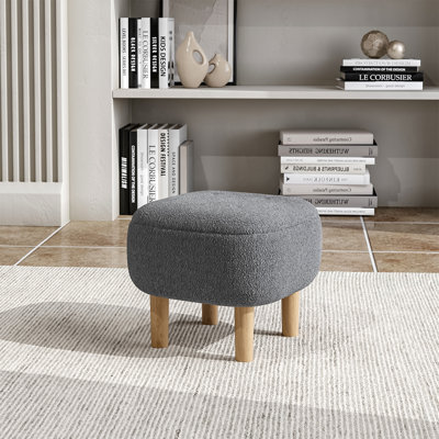 Kamar 41 cm W Teddy Square Footstool