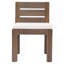 Ensemble de salle à manger 7 pièces en bois d'acacia pour patio, balcon et cour arrière