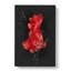 Red Siamese Fighting Fish - Wrapped Canvas-56637481