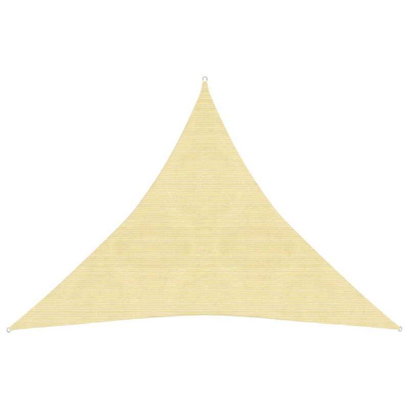 Shamavi 3.6m x 3.6m Triangular Shade Sail, Beige