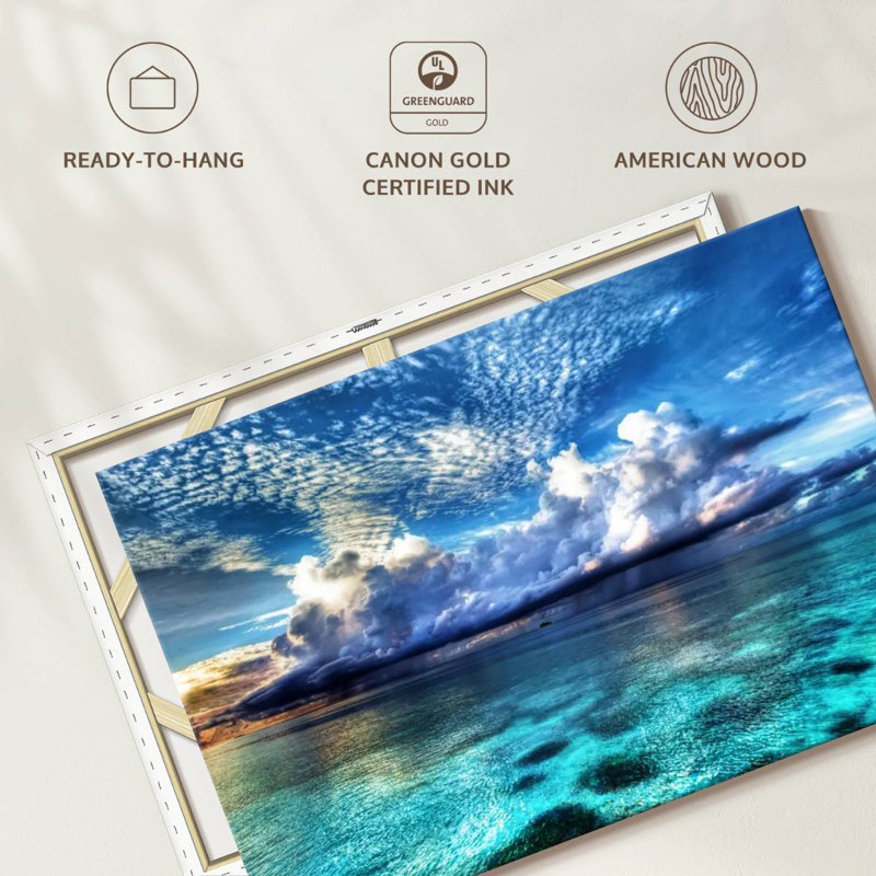 Impression sur toile Cozumel Ocean View, H 20 po x l 30 po x P 1,25 po