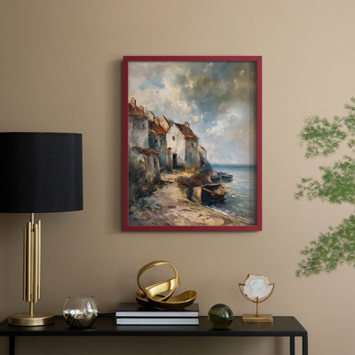 LANDSCAPES Series CCCVI Framed Print - Solid Wood