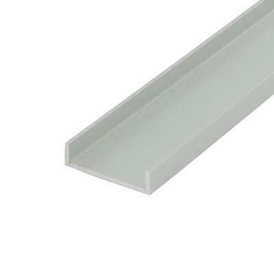 Outwater Alu557-S Satin Finish 1 Inch Inside Dimension Aluminum U Channel C Channel 72 Inch Lengths (Pack Of 18 Pieces)