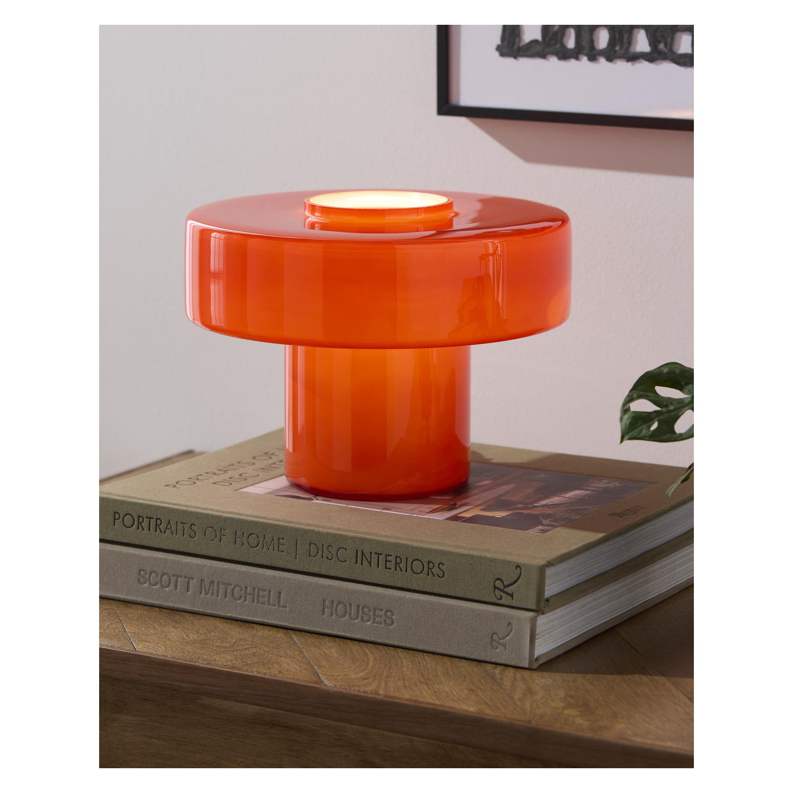 Rainville Table Lamp, Orange