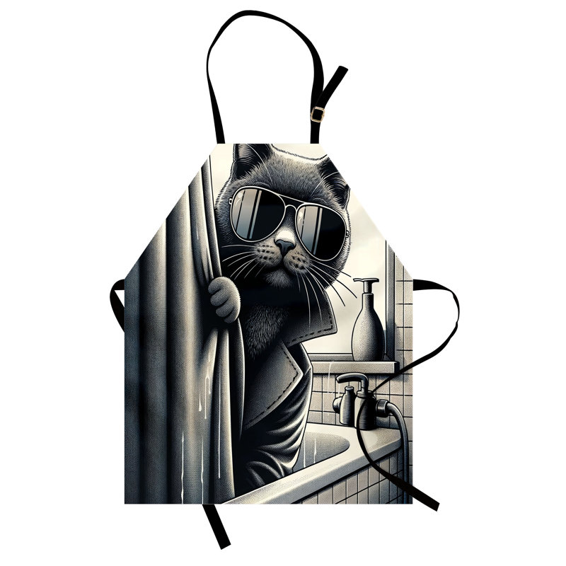 No Pattern Bib Apron