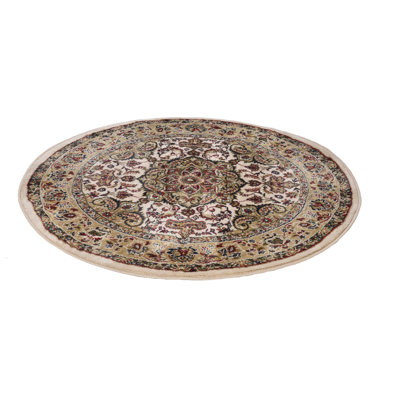 Round Oriental Area Rug