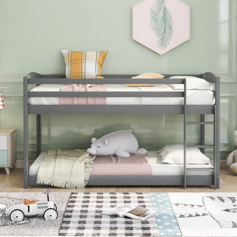 Sharee 90 X 190cm Bunk Bed, Grey