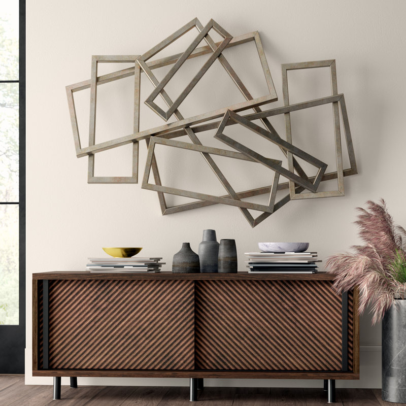 Aislinn Handmade Modern Abstract Wall Decor on Metal