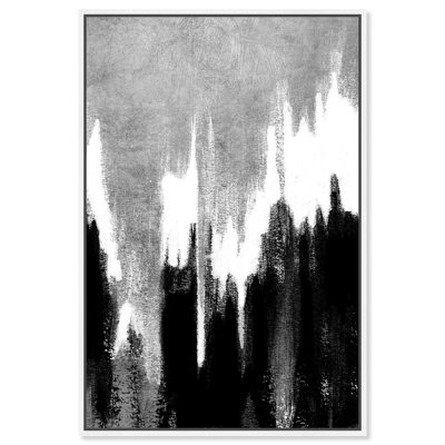 " Adore Silver " Painting Print