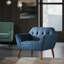 Fauteuil rembourré Maxton Merrylite de 94 cm de large avec dossier capitonné, bleu-836379077